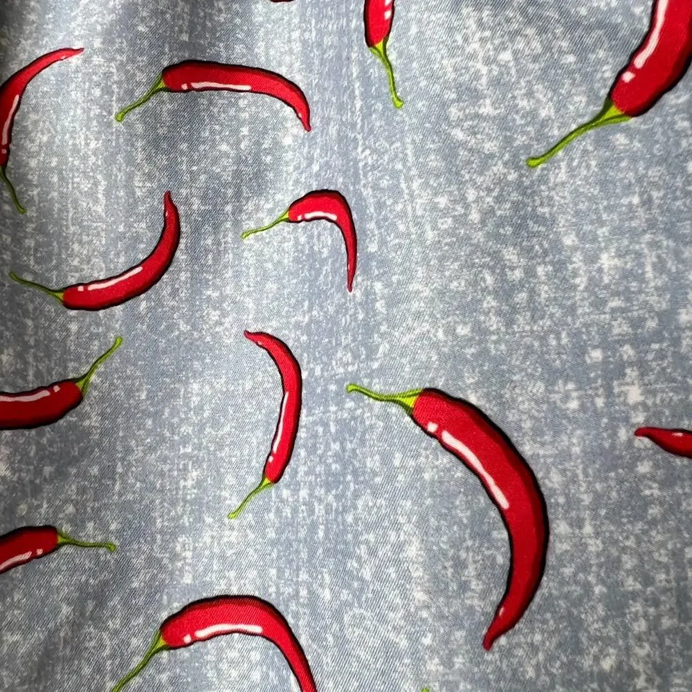Trunks Surf & Swim Co. Swim Shorts Mens Size L/G Blue Red Hot Chili Pepper